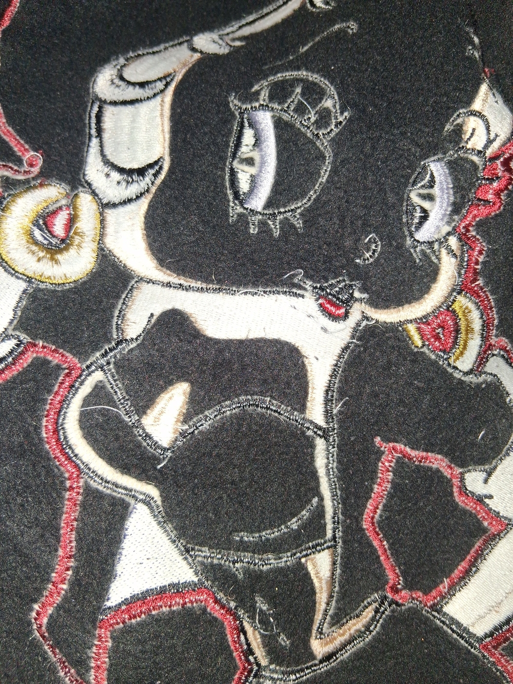 Vintage 2007 JH Design Betty Boop Full Zip Hoodie Leopard Trim Y2K Size Large - Picture 13 of 16